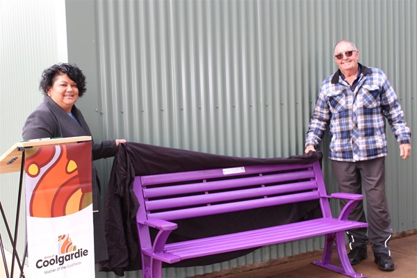 Purple Bench unveiling - IMG_6692