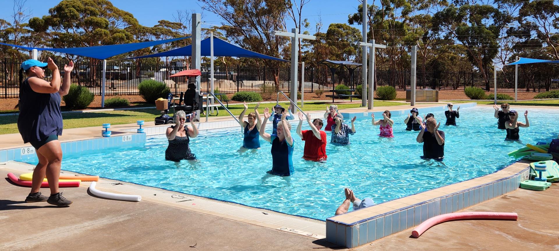 Community Pool Fitness Classes Extended and Free of Charge!