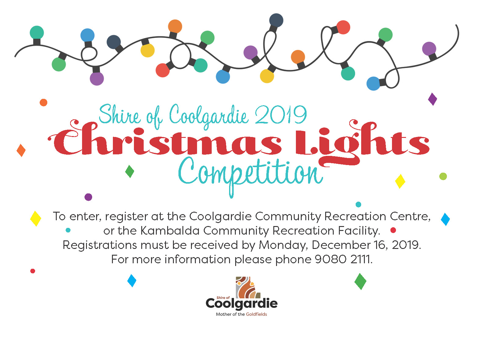 Christmas Lights Competition » Coolgardie Shire Council