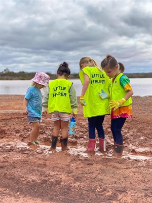Clean Up Australia Day BP Dam 2021 - Shire of Coolgardie Clean Up Australia