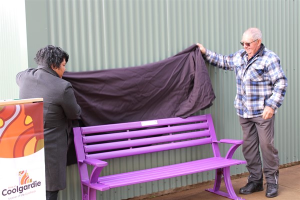 Purple Bench unveiling - IMG_6686