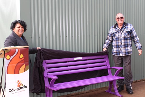 Purple Bench unveiling - IMG_6689
