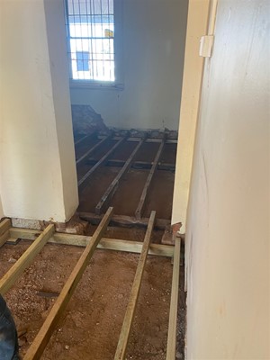 Coolgardie Post Office Renovation - Floor repair