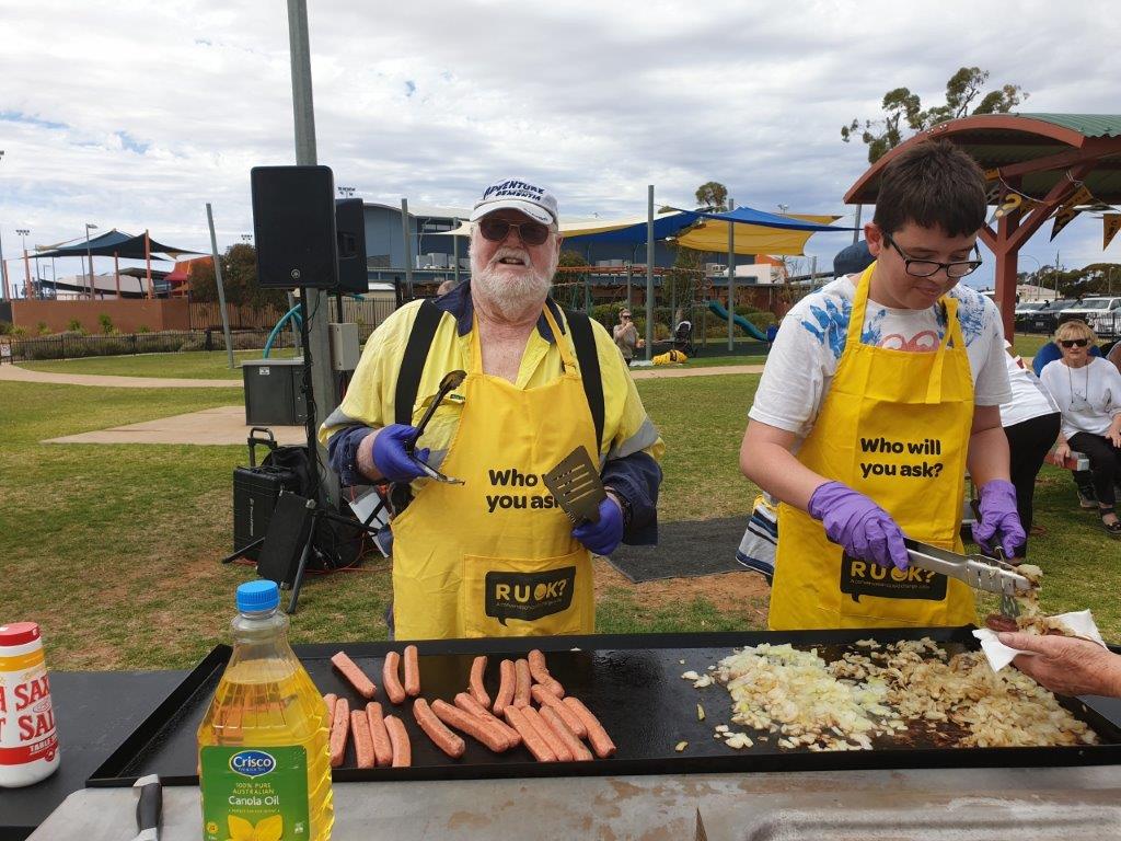 R U OK Day Sausage Sizzle
