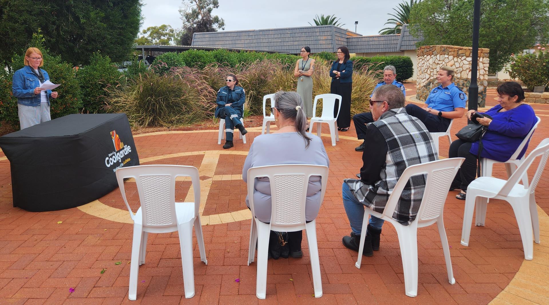 Community Unites for Blessing of the Roads at the Kambalda Memorial Garden.