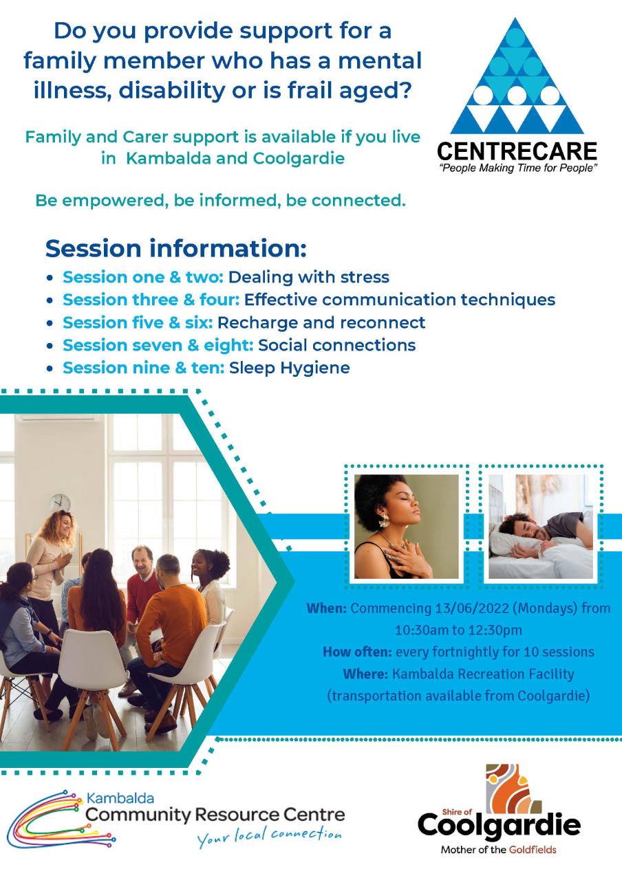 CENTRECARE Family and Carer Support