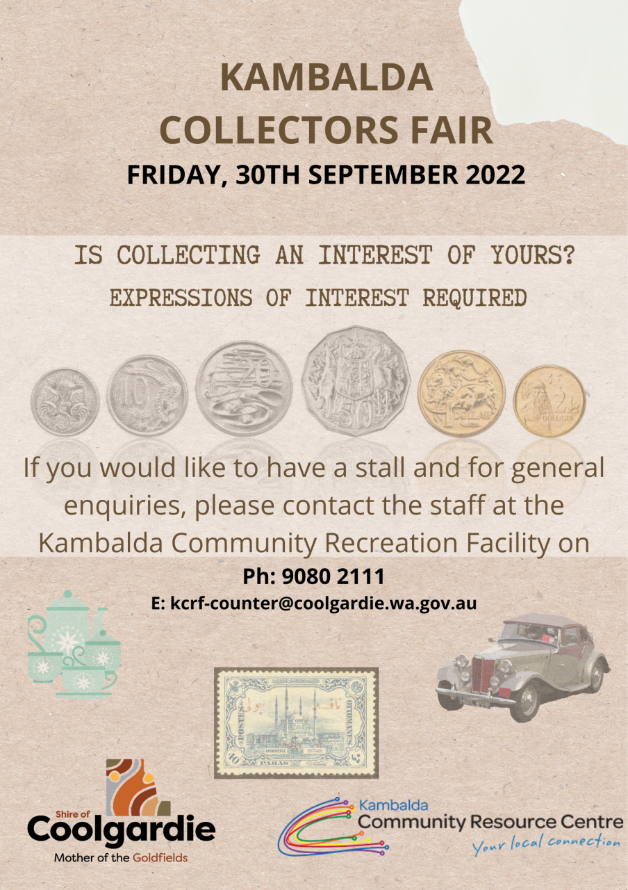 Kambalda Collectors Fair - Expression of Interest