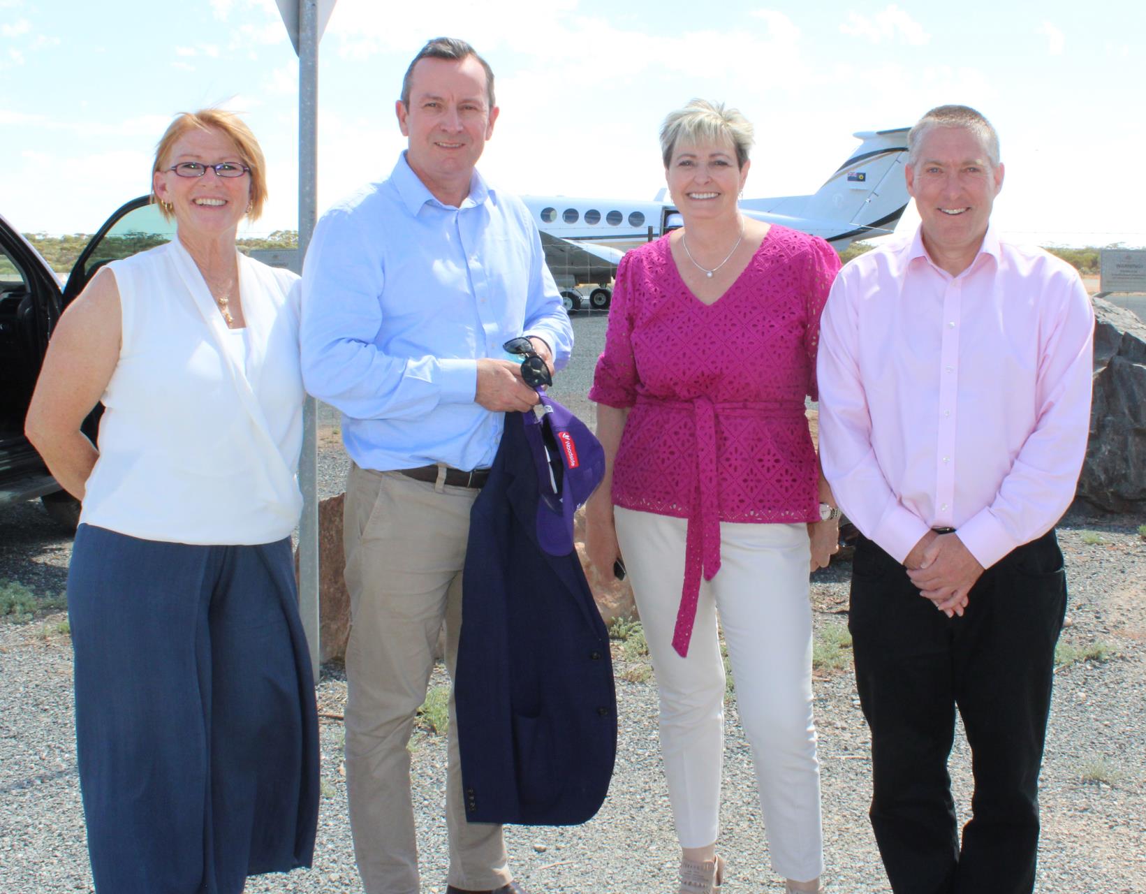 WA Premier Mark McGowan visits Kambalda