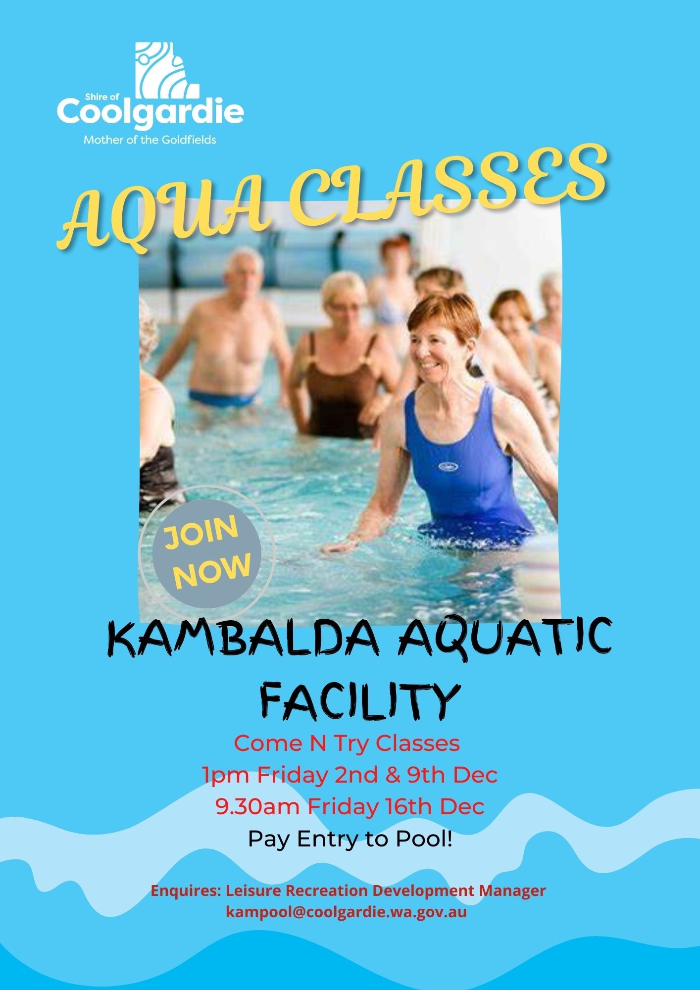 Aqua Classes Kambalda