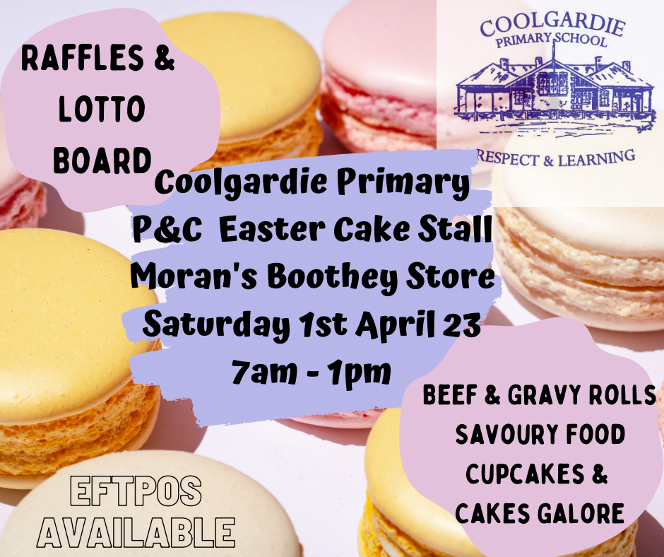 Coolgardie Primary Easter Bake Stall